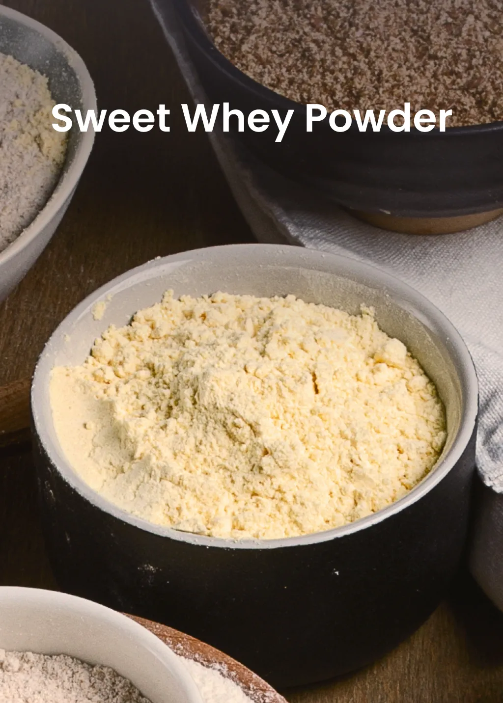 Sweet Whey Powder from Milk Powder Asia
